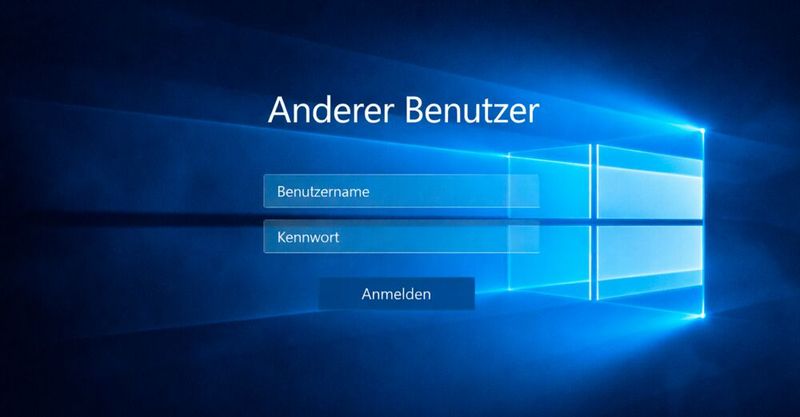 Was bei der „Windows“-Anmeldung unter „Anderer Benutzer“ zu beachten ist. (Bild:  Thomas Joos)