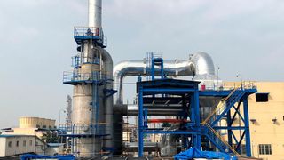 Sinopec Qilu Petrochemical Corporation has chosen Topsoe’s Catox catalyst for the control of volatile organic compounds (VOC) at their rubber plant in Zibo, China. (Haldor Topsoe )