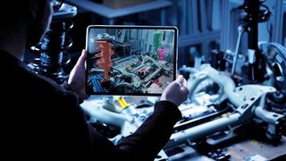 Echtzeitprüfung! Die Software Marquis kann von sich aus erkennen, um welches Bauteil es sich handelt und ob es Abweichungen von den geforderten Soll-Maßen hat, erklärt das Fraunhofer-IGD im Rahmen seines digitalen Hannover-Messe-Auftritts. (Fraunhofer-IGD)