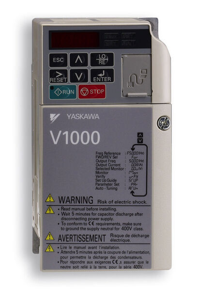 Herzstück des Antriebspakets ist ein Kompakt-Frequenzumrichter V1000 von Yaskawa. (Bild: Yaskawa)