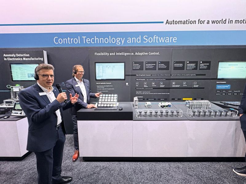 SPS 2025: Festo digitalisiert die Steuerung (Bild: Manuel Christa)