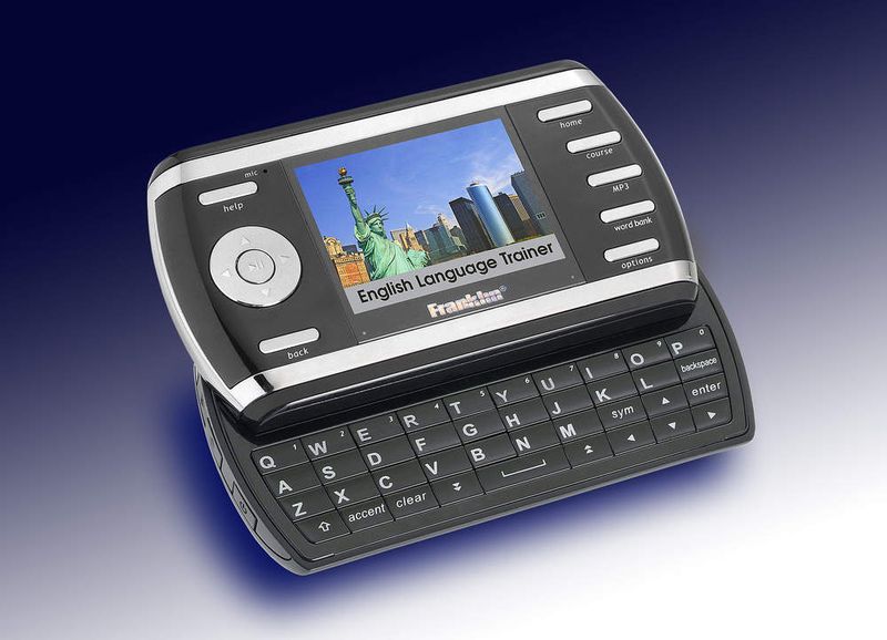 Der Sprachlehrer »English Language Trainer« von Franklin kommt im Smartphone-Look. (Archiv: Vogel Business Media)