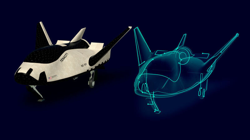 Die Dream Chaser kann beim Transport von Besatzung und Fracht einen sanften 1,5g-Wiedereintritt durchführen. (Sierra Space)