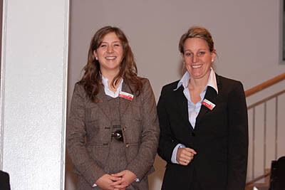 Das Organisationsteam: Kathrin Overrödder (links) und Beate Pfänder (rechts). (Archiv: Vogel Business Media)