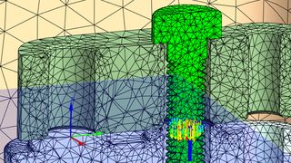Die zyklische Belastung im Anwendungsfall und die Schwingfestigkeit der eingesetzten Schrauben müssen bekannt sein und in der Auslegung berücksichtigt werden.  (Bild: Ansys)