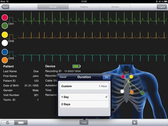 Getemed entwickelt u. a. Hard- und Software-Lösungen für die Langzeit-EKG-Überwachung. Getemed entwickelt u. a. Hard- und Software-Lösungen für die Langzeit-EKG-Überwachung.