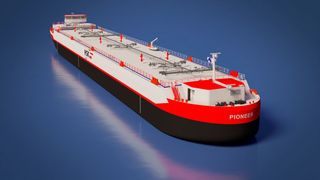 HGK Shipping treibt die Entwicklung von Europas erstem Gastankschiff für den Transport von kalt verflüssigtem Ammoniak und verflüssigtem Kohlendioxid in einem wegweisenden Pionierprojekt voran. Hier mehr dazu ...  (Bild: HGK Shipping)