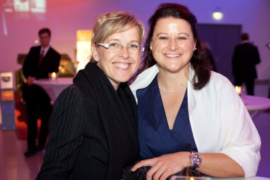 Monika Buhr (Autohaus Newel) und Sybille Neff (Autohaus Neff) (VBM)