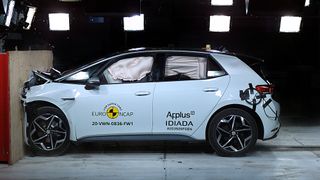 VWs ID 3 hat das Testprozedere des Euro NCAP mit fünf von fünf Sternen absolviert. (Bild: Euro NCAP)