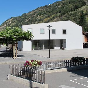 Die Neue Leitzentrale im Gemeindehaus Baltschieder. Dort könenn die wichtigsten Informationen zentral auf einem Blick abgerufen werden.