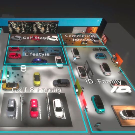 Interessierte können sich nun online virtuell ansehen, was Volkswagen in Genf eigentlich physisch zeigen wollte.(Bild:  Screenshot)