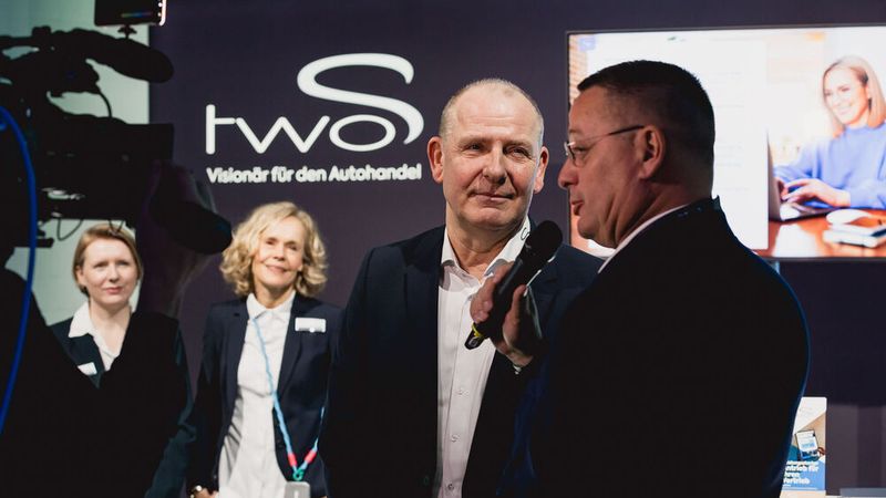 Mit dabei war auch das Unternehmen TwoS, dass automatisiertes Leadmanagement anbietet. (Bild: Stefan Bausewein)