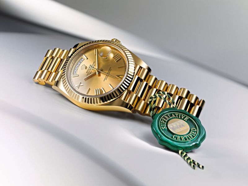 Der neue Exzellenzstandard bei mechanischen Armbanduhren von Rolex beinhaltet strengere Kriterien als die Normen der Uhrenindustrie. Zertifizierung als Chronometer der Superlative bedeutet, dass für jede Uhr Leistungsmerkmale, die sich während des Fertigungsprozesses verändern könnten, geprüft und garantiert werden: Ganggenauigkeit, Dichtheit, Aufzugsleistung und Gangreserve. (Bild: Rolex)