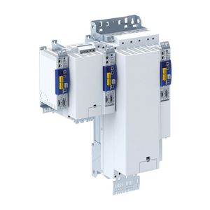 Im Hinblick auf die Entwicklung zu Industrie 4.0 steigen die Anforderungen an die Intelligenz der Steuerungen. Der Inverter i950 ist darauf bereits ausgelegt.