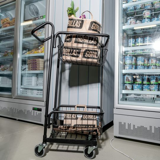 (Gorillas spart CO2 ein, das unter anderem durch Kühlgeräte in den Lagerstätten entsteht. (Bild: Gorillas))