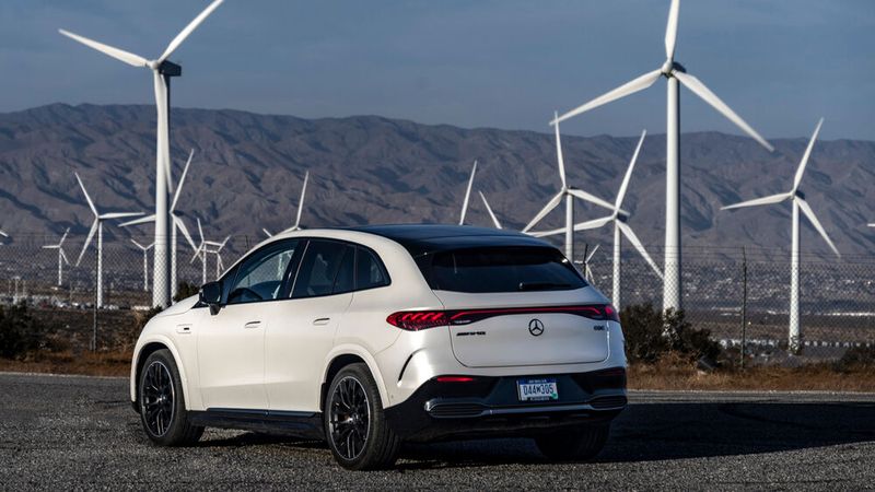 Der WLTP-Verbrauch liegt zwischen 23,0 und 25,5 kWh. (Bild: Mercedes-Benz)