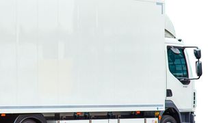 Der E-210-LF von Orten Electric-Trucks ist ein umgerüsteter DAF-Diesel-Lkw mit einem Aufbau speziell für den Transport von Textilien. (Orten)