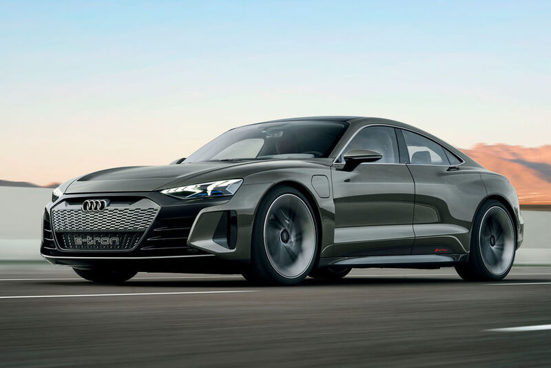 Auf der Automesse in Los Angeles hat Audi mit dem e-Tron GT Concept ein weiteres Elektrofahrzeug vorgestellt. (Audi)