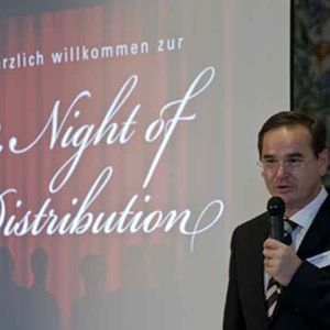 Werner Nieberle, Geschäftsführer von Vogel IT-Medien, hieß die 130 Gäste herzlich willkommen.