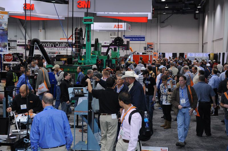 The Fabtech Fair in Las Vegas is also important for the industry. (Fabtech/Jann Hendry)