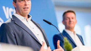 VCI-Präsident Markus Steilemann stellte die Bilanz der Branche auf der Jahrespressekonferenz vor. (Bild: VCI)