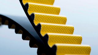 Der Synchrochain Carbon ist sehr verschleiß- und abriebfest und überträgt hohe Leistungen äußerst zuverlässig.  (ContiTech)