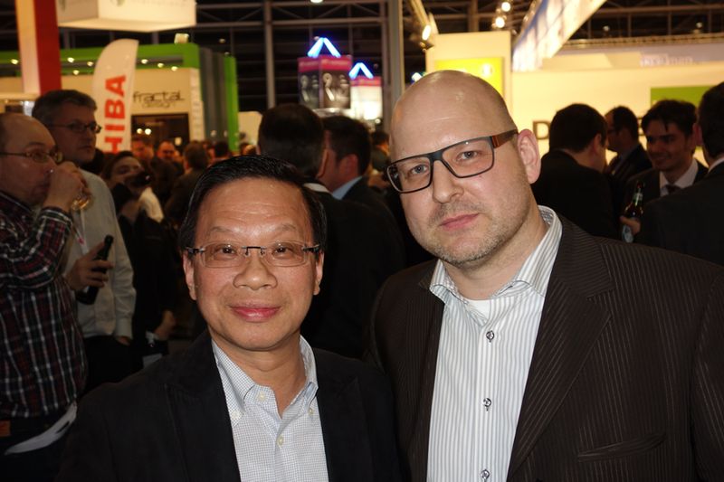 Ken Ho und Horst Günther, Zotac (Bild: IT-BUSINESS)