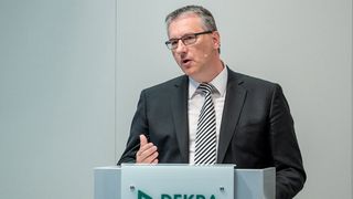 Dekra-Chef Stefan Kölbl: „Nach 15 Jahren ununterbrochenen Wachstums ermöglicht uns die neue Unternehmensaufstellung, dass wir unseren Auftrag rund um die Sicherheit auch in Zukunft erfüllen können und nachhaltig wachsen werden.“   (Bild: Dekra)