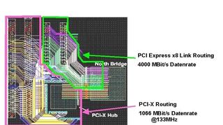 Bild 1: Weniger Datenleitungen durch serielle Übertragung: folglich sind bei PCI Express weniger Pins erforderlich und das Board-Layout vereinfacht sich (Archiv: Vogel Business Media)