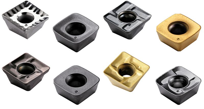 Bild 2: Eine hohe Resistenz gegen Temperaturunterschiede beim HFC-Fräsen erreichen die Duo-Mill-Wendeschneidplatten durch eine Beschichtung auf der Basis des Schichtwerkstoffs HPN1. (Bild: Arno)