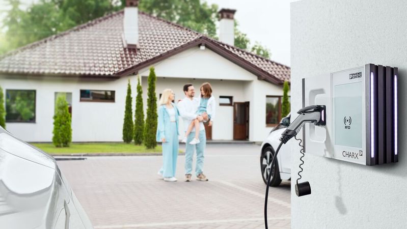 Current wallboxes offer an appealing design with compact construction and high functionality.(Image: Phoenix Contact)
