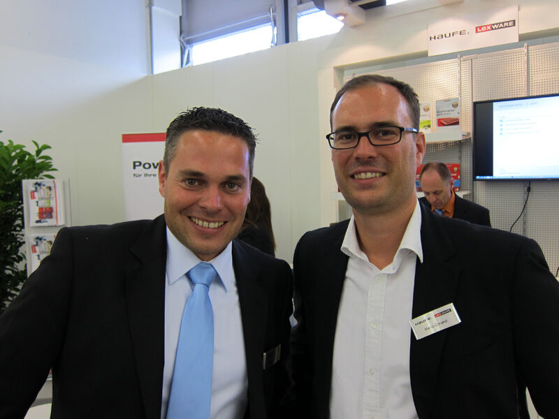 Marco Coriand (l.) und Christian Bedel, Lexware (IT-BUSINESS)