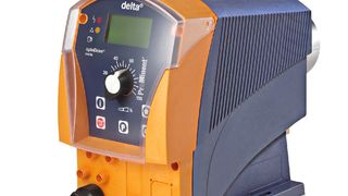 Membrandosierpumpe Delta mit geregeltem Magnetantrieb optoDrive und Profibus-Schnittstelle (Bild: Prominent)