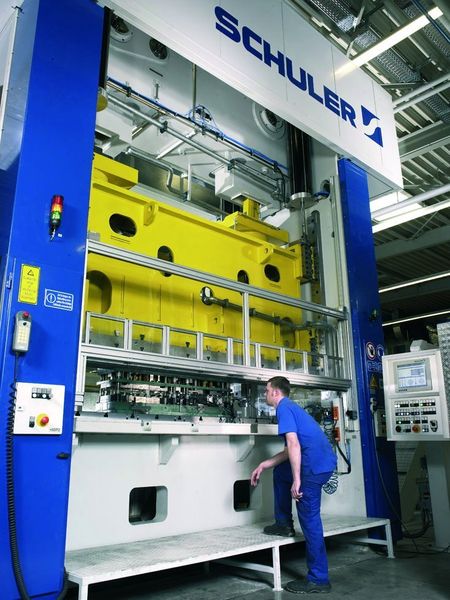 Mit der neuen Servo-Presse konnte Saxonia-Franke die Ausbringungsleistung im Vergleich zu den konventionellen mechanischen Exzenterpressen um bis zu 40% steigern. Bild: Schuler (Archiv: Vogel Business Media)