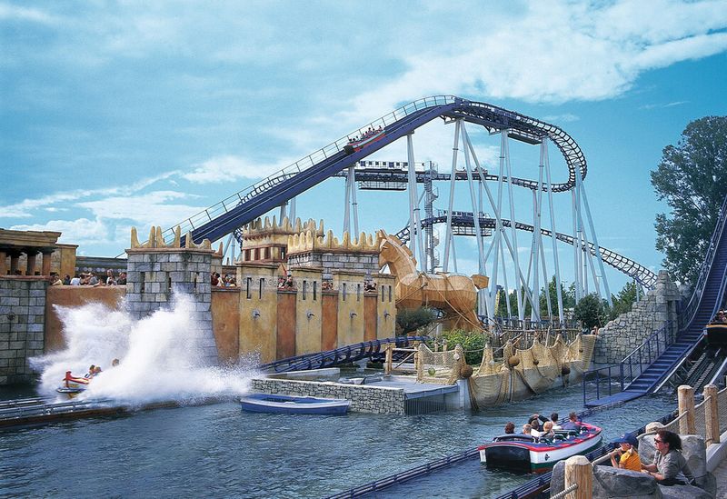 Die Wasserrutsche Poseidon im Europa-Park. (Bild: Mack Rides)
