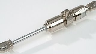 Hydraulikzylinder mit Kolbenstange und Lagern aus Edelstahl sowie chemisch vernickeltem Gehäuse. (Archiv: Vogel Business Media)