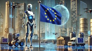 Wie können sich die europäischen Länder am besten aufstellen, um Souveränität in Bezug auf KI zu erlangen? (Bild: Dall-E / KI-generiert)