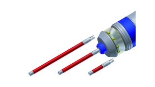 Der Sensor im Temperatur-Messtaster 2544-HDR erfasst in Sekundenschnelle die Temperatur des Werkstückes. Bild: m & h (Archiv: Vogel Business Media)