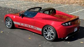 Sammler wenden sich ab, konstatiert die Online-Auktionsplattformen Collecting Cars: Der erste Tesla Roadster verliert weiter an Wert. (Bild: Collecting Cars)
