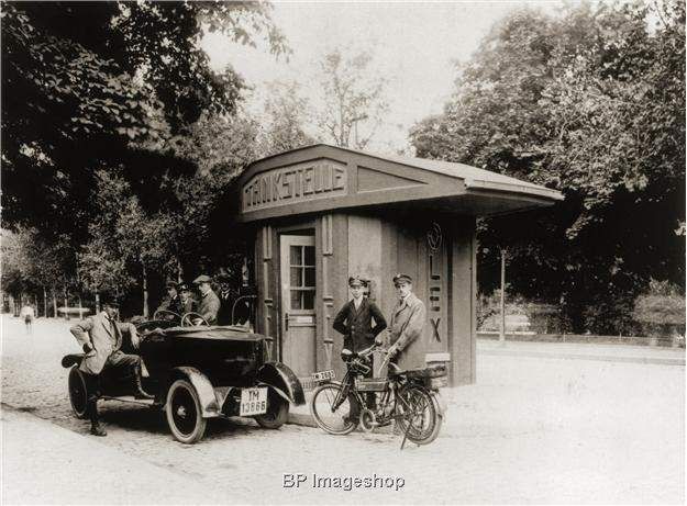 Olex Tankstelle in Berlin 1920.  (Foto: BP)