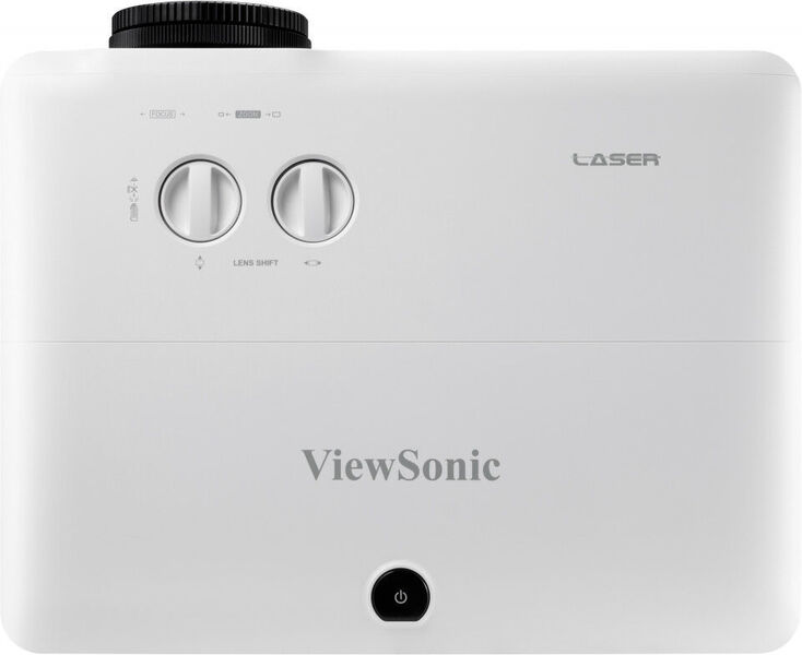 Die einfach zu bedienende Lense-Shift-Funktion bietet einen großen Einstellbereich von +/- 50 Prozent vertikal und +/- 23 Prozent horizontal.   (Viewsonic)