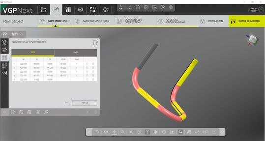 Eine Optionsleiste erleichtert den gesamten Programmierprozess. Sie unterstützt die Bediener,  indem sie diese auf fehlende Schritte, falsche Dateneingaben, voreingestellte Daten und auf  benutzerdefinierte Daten hinweist.(Bild:  BLM)