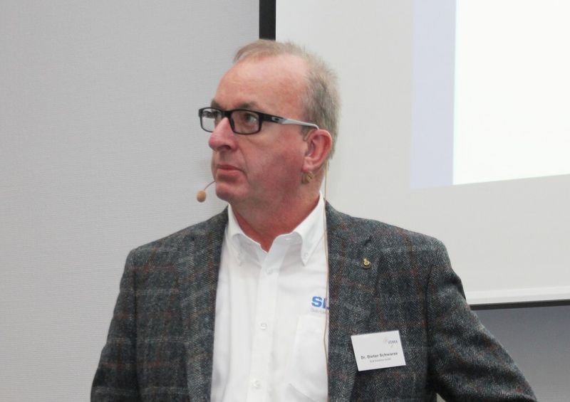 Dr. Dieter Schwarze von SLM Solutions: „Wir müssen gegen die konventionelle Fertigung konkurrieren.“ (Bild: Michel)