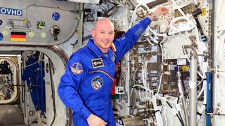 Alexander Gerst war bereits zwei Mal auf der ISS. Hier forschen die ESA und Tata Steel Nederland an den thermophysikalischen Eigenschaften von Stahl.
 (Bild: ESA)
