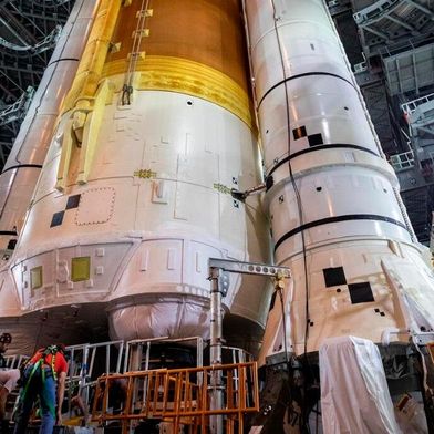 Weltraumtechnik steht wohl hoch im Kurs, wie die Messe ILA in Berlin beweist (Symbolbild). Das Bundesland Sachsen strebt in dieser Hinsicht übrigens jetzt eine Hauptrolle an. Die Voraussetzungen dafür seien ideal ... (Bild: Nasa)