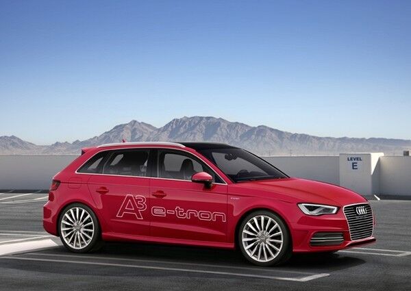 Audi präsentiert den Plug-In-Hybrid A3 e-tron auf dem Genfer Automobilsalon 2013 (Bild: Audi)