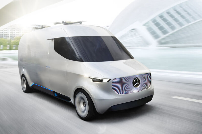 Mercedes hat seine Vision eines Transporters der Zukunft vorgestellt. (Daimler)