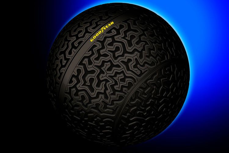 Dieser Reifen soll vor allem für selbstfahrende Autos gemacht sein und einige Vorteile gegenüber herkömmlichen Pneus haben. (Foto: Goodyear)