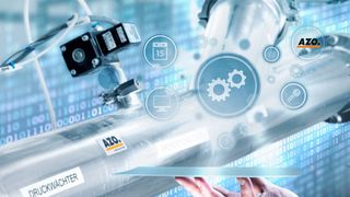 Digitale Wertschöpfung: Viele Anlagenbetreiber haben im Bereich ihrer Rohstoff-Automation hochautomatisierte Prozesse, die über ein Prozessleitsystem, wie das Azo-Produktionsleitsystem Kastor, gesteuert werden.  (Bild: AZO; ©BillionPhotos.com, ©valerybrozhinsky - stock.adobe.com; [M]Grimm)