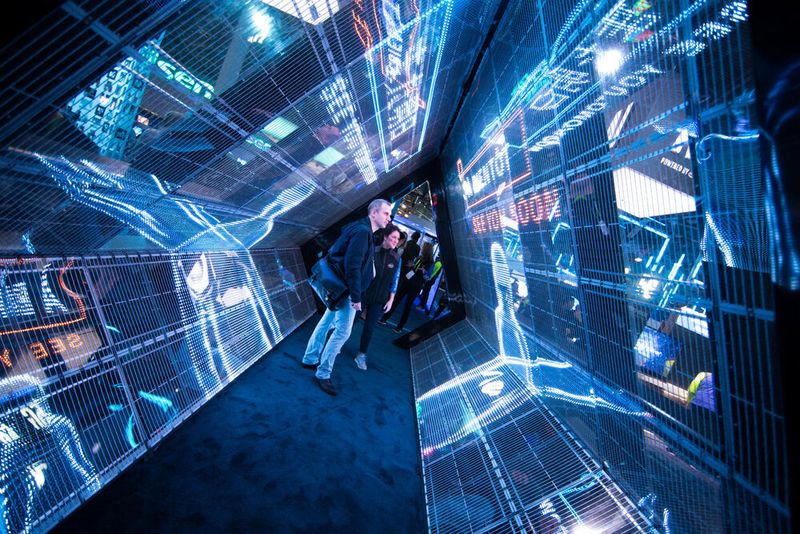 Sehenswertes auf dem Stand von Intel auf der CESW in Las Vegas. (Intel Corporation)